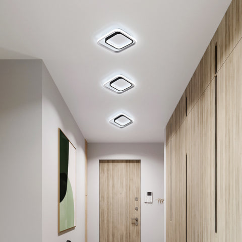 LED-Deckenleuchte, moderne Deckenleuchte 30 W, 3300 lm, 6000 K Deckenleuchte aus Acryl und Metall, für Wohnzimmer, Schlafzimmer, Esszimmer