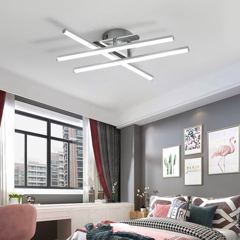 Lámpara de Techo LED, Lámpara de Techo LED Minimalista de 18W, Luces Blancas Frías, 6500K, LED Integrados, Lámpara de Techo para Dormitorio, Sala de Estar, Comedor, IP20