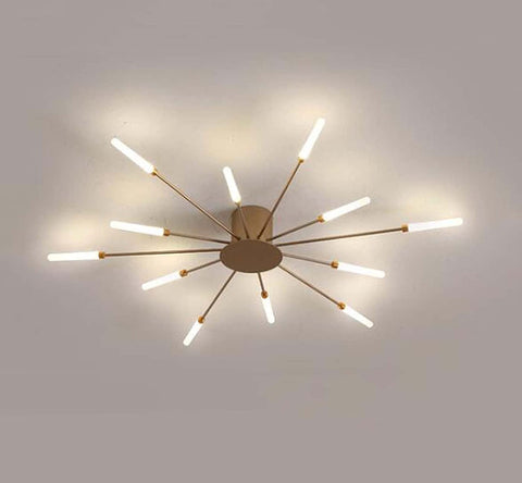 Lustre de plafond moderne feu d'artifice Led plafonnier pour la maison salon