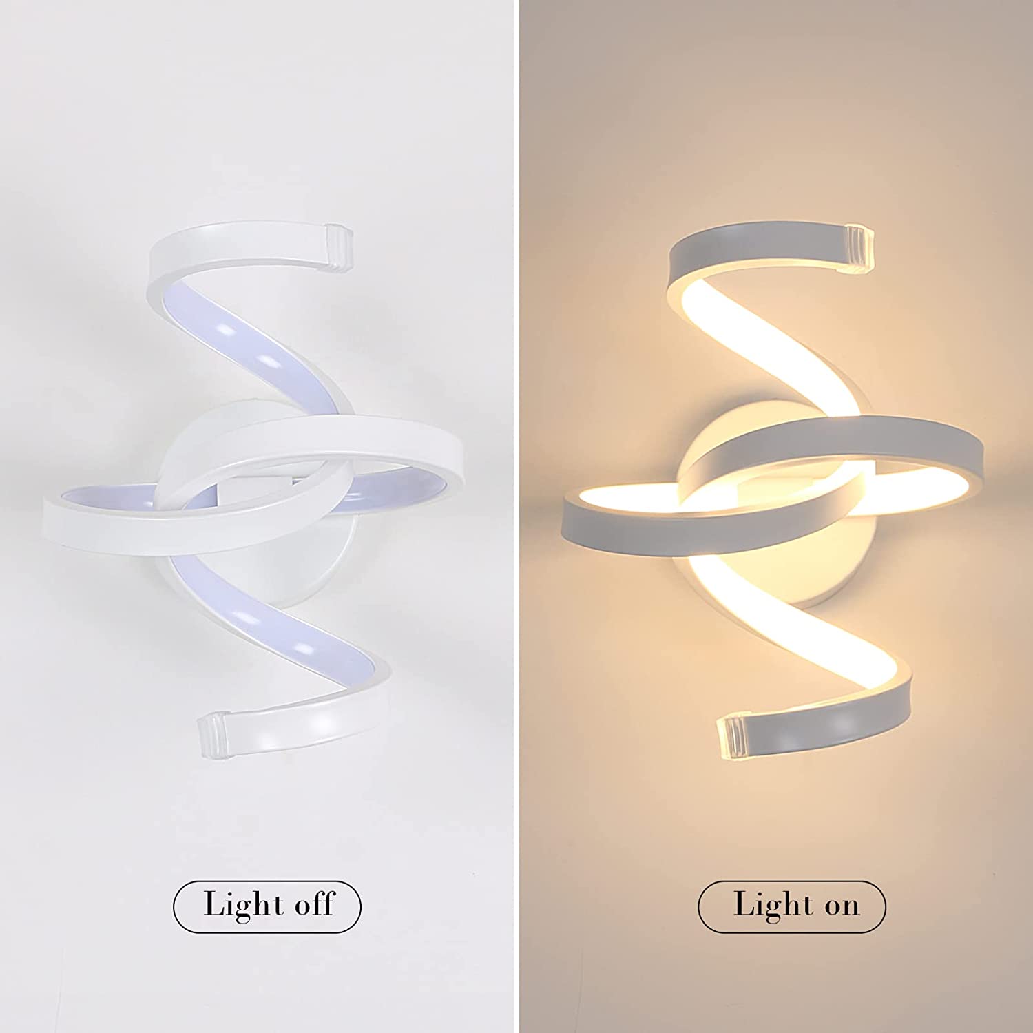 Diagramme de l'effet d'éclairage mural