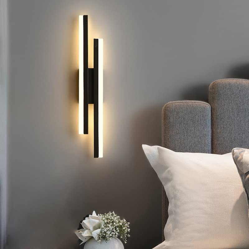 Applique Murale Intérieure LED, 16W Lampe Murale Moderne 3000K Lumière Chaude