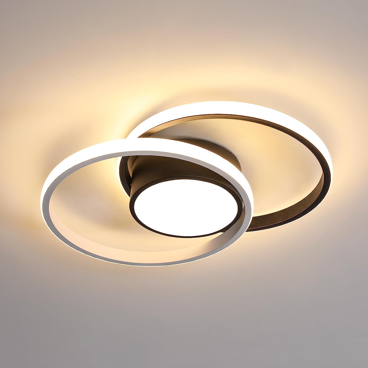 Plafonnier LED, Luminaire Plafonnier Chambre, 42W 4000lm, Rond Lampe de plafond Moderne pour Chambre Salon Cuisine