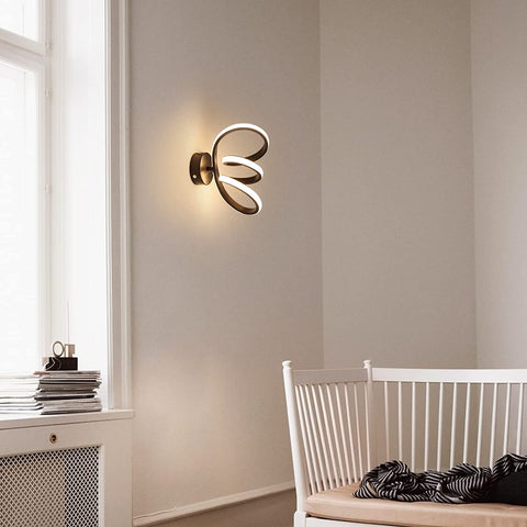 Lámpara de techo LED moderna Lámpara de pared LED para interiores Lámpara de techo de pasillo de 24 W para dormitorio, comedor, cocina, pasillo Luz blanca cálida de 3000 K, diámetro 28 cm