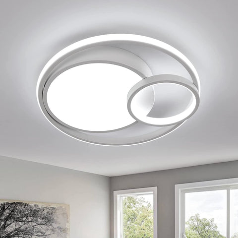 Lámpara de techo LED, 50W 5600lm Lámpara de techo, Lámpara de techo LED moderna para dormitorio, sala de estar, pasillo, oficina, baño, cocina, luz blanca fría 6000K