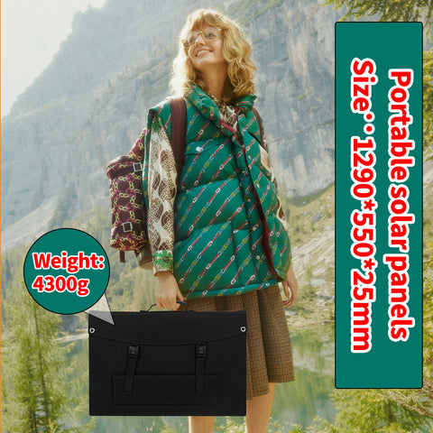 Los paneles solares plegables portátiles 120W para acampar, caminar, bolso, cargador