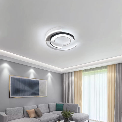 Lámpara de techo LED regulable con control remoto 36W Lámpara de techo LED moderna 41cm Luces de techo para dormitorio para el hogar Oficina Dormitorio Sala de estar Cocina Balcón Pasillo, 3000-6000K