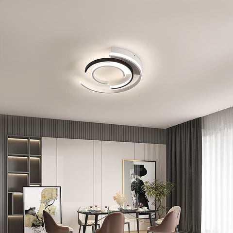 Lámpara de techo LED regulable con control remoto 36W Lámpara de techo LED moderna 41cm Luces de techo para dormitorio para el hogar Oficina Dormitorio Sala de estar Cocina Balcón Pasillo, 3000-6000K