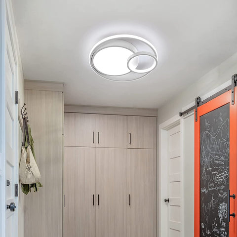 Lámpara de techo LED, 50W 5600lm Lámpara de techo, Lámpara de techo LED moderna para dormitorio, sala de estar, pasillo, oficina, baño, cocina, luz blanca fría 6000K