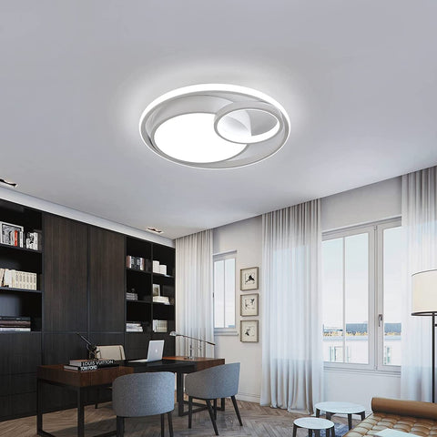 Lámpara de techo LED, 50W 5600lm Lámpara de techo, Lámpara de techo LED moderna para dormitorio, sala de estar, pasillo, oficina, baño, cocina, luz blanca fría 6000K