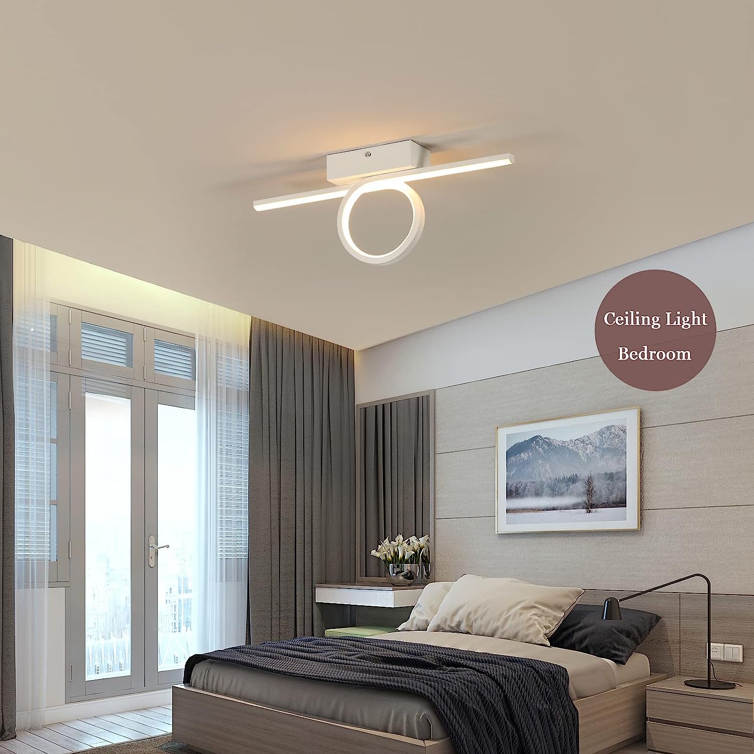 Applique Murale LED Moderne Lampe murale Blanc Chaud 3000K