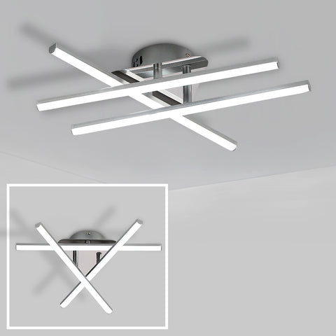 Lámpara de Techo LED, Lámpara de Techo LED Minimalista de 18W, Luces Blancas Frías, 6500K, LED Integrados, Lámpara de Techo para Dormitorio, Sala de Estar, Comedor, IP20