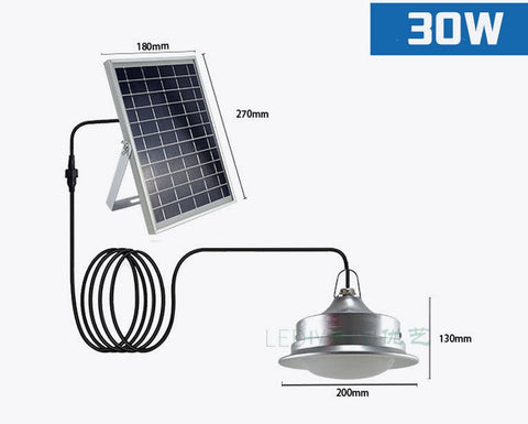 Luz colgante solar para exteriores 55LED