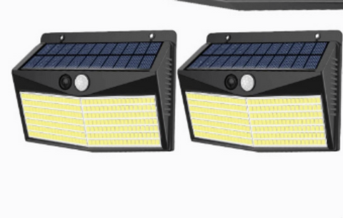 Goeco Solarleuchten für den Außenbereich (2 Stück) [Energieklasse A+]