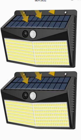 Goeco Solarleuchten für den Außenbereich (2 Stück) [Energieklasse A+]