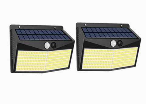Goeco Solarleuchten für den Außenbereich (2 Stück) [Energieklasse A+]